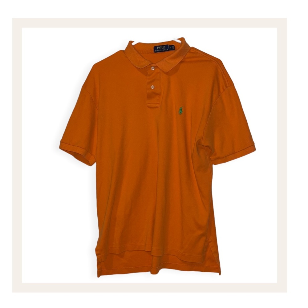 Polo Ralph Lauren Polo Shirt (Orange)(Men's Medium)
